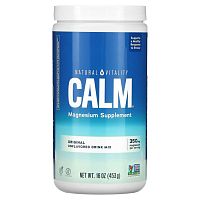 Natural Vitality, CALM, антистрессовая смесь для напитков, оригинальный вкус (без ароматизаторов), 453 г (16 унций)