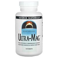 Source Naturals, Ultra-Mag, 120 таблеток
