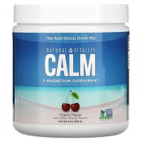 Natural Vitality, CALM, смесь для снятия стресса, вишня, 226 г (8 унций)